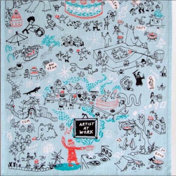 Blue Q Other - NWT Blue Q Artist at Work Dishtowel